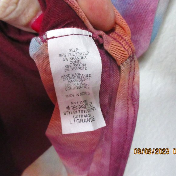 Fashion Nova tie dye 2 Piece Short Set - Picture 3 of 4